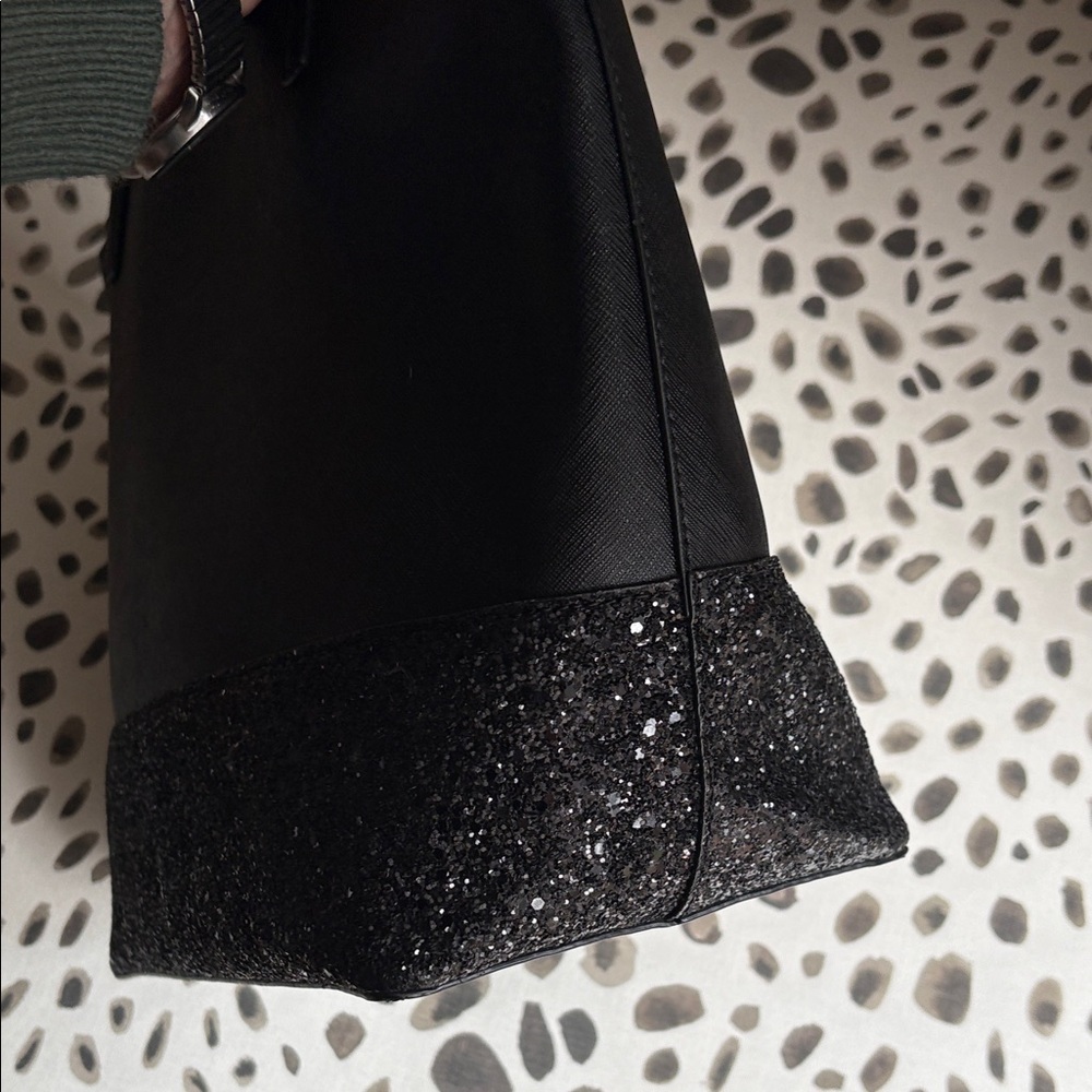Kate Spade Black and Glitter Tote - Picture 4 of 13